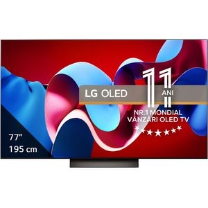 Televizor OLED Evo Smart LG 77C41LA, Ultra HD 4K, HDR, 195cm