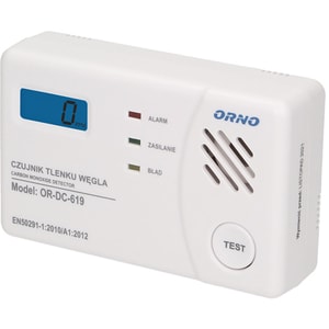Detector monoxid de carbon ORNO OR-DC-619, 85dB, alb