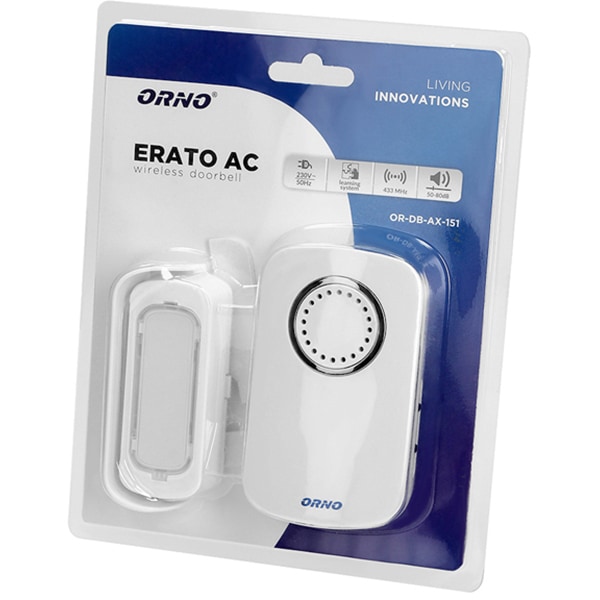 Sonerie Wireless ORNO OR-DB-AX-151,100m, alb