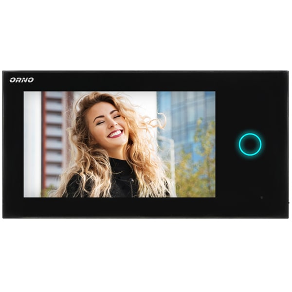 Interfon video cu fir ORNO OR-VID-WI-1068/B,LCD, 7 inch, negru