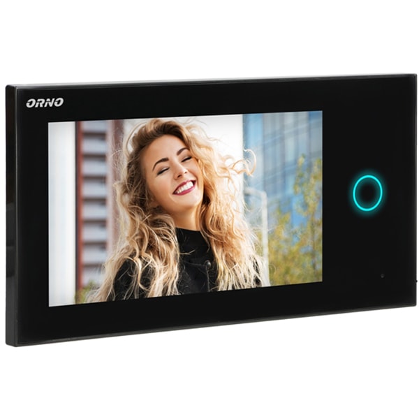 Interfon video cu fir ORNO OR-VID-WI-1068/B,LCD, 7 inch, negru