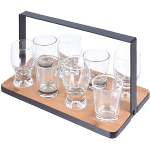 Set pahare EXCELLENT HOUSEWARE 210000510, 9 piese, 0.95-0.119l, sticla