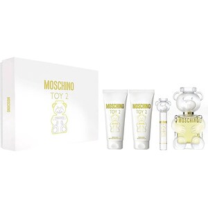 Set cadou MOSCHINO Toy 2: Apa de parfum, 100ml + Miniapa de parfum, 10ml + Lotiune de corp, 100ml + Gel de dus, 100ml