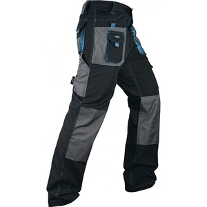 Pantaloni de protectie GROSS, marime XXL, albastru-negru