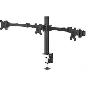 Suport monitor birou HAMA Full Motion Triple 118495, reglabil, 13-27", 7Kg