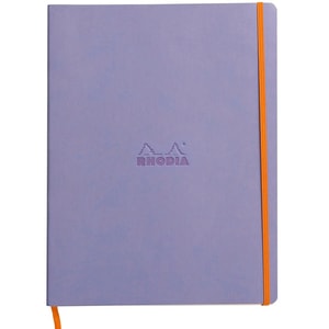 Agenda CLAIREFONTAINE Rhodiarama, A4, 80 file, hartie ivory, albastru