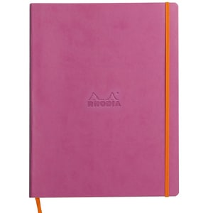 Agenda CLAIREFONTAINE Rhodiarama, A4, 80 file, hartie ivory, lila