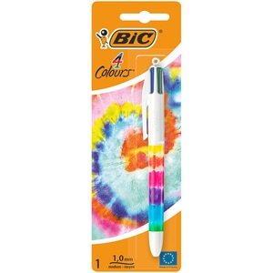 Pix cu mecanism BIC Color Tie Dye, 1.0 mm, diverse culori