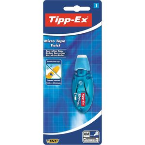 Banda corectoare BIC Tipp Ex Micro Tape Twist, plastic, multicolor