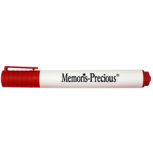 Set markere MEMORIS-PRECIOUS, 5 mm, 12 bucati, rosu