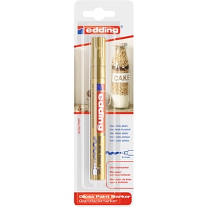 Marker cu vopsea EDDING 750, 2-4 mm, auriu