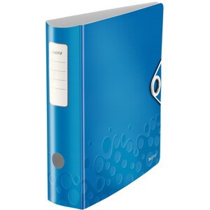 Biblioraft LEITZ 180° Active WOW, polyfoam, A4, 82 mm, albastru 