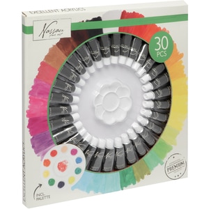 Set acrilice NASSAU JK000751, 12 ml, 30 culori