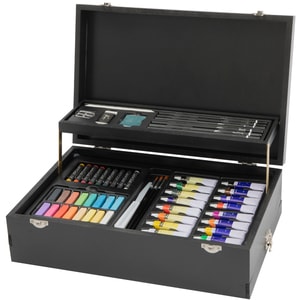Set instrumente colorat NASSAU Creative Craft, 115 piese