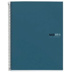 Caiet pentru scoala MIQUELRIUS Original, Matematica, A5, 80 file, legatura spirala, bleumarin