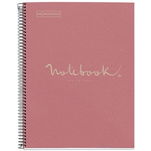 Caiet pentru scoala MIQUELRIUS Emotions, matematica, A4, 80 file, legatura spirala, roz