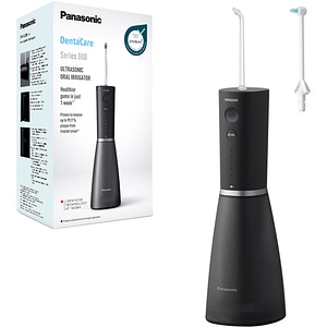 Irigator bucal PANASONIC EW-DJ86-K503, 5 viteze, 2 capete, 200ml, negru