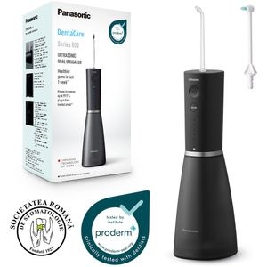 Irigator bucal PANASONIC EW-DJ86-K503, 5 viteze, 2 capete, 200ml, negru