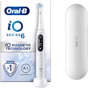 Periuta de dinti electrica ORAL-B iO 6, Bluetooth, Curatare 3D, 5 programe, 1 capat, alb
