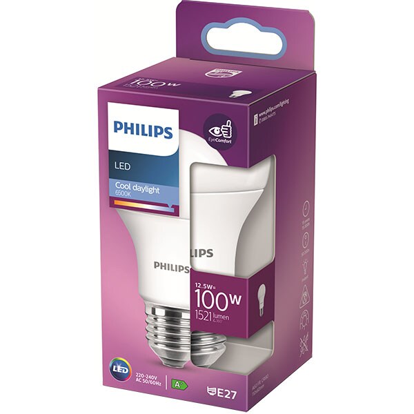 Bec LED PHILIPS CorePro LEDbulb, E27, 12.5W, 1521lm, lumina rece