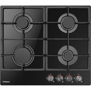 Plita incorporabila HANSA BHKS610503, Gaz, 4 arzatoare, negru