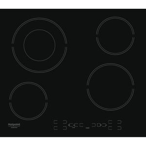 Plita incorporabila HOTPOINT HR 635 B, Vitroceramica, 4 arzatoare, Touch Control, negru