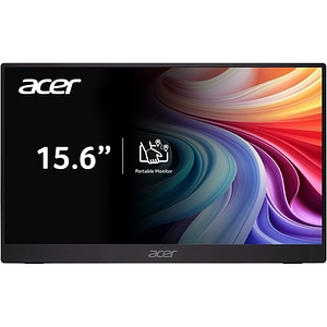 Monitor portabil LED IPS ACER PM161QB1, 15.6", Full HD, 60Hz, AMD FreeSync, HDR10, negru