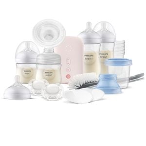 Set pompa de san electrica PHILIPS AVENT SCD340/31, roz-bleu