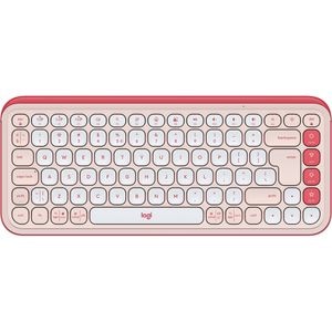 Tastatura Wireless LOGITECH Pop Icon, Bluetooth, roz