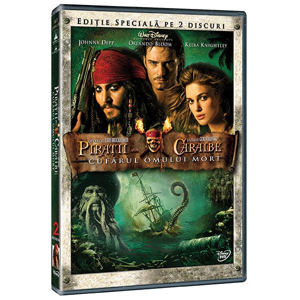 Piratii Din Caraibe 2 Cufarul Omului Mort Dvd