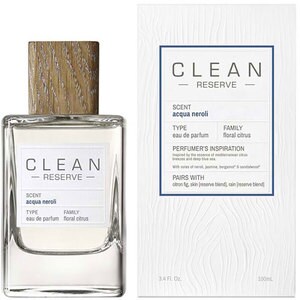Apa de parfum CLEAN Perfumes Acqua Neroli, Unisex, 100ml