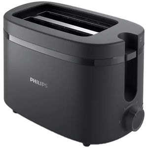 Prajitor de paine PHILIPS Essentials Collection HD2510/90, 2 felii, 1000W, negru