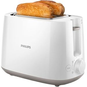 Prajitor de paine PHILIPS Daily Collection HD2581/00, 2 felii, 830W, alb