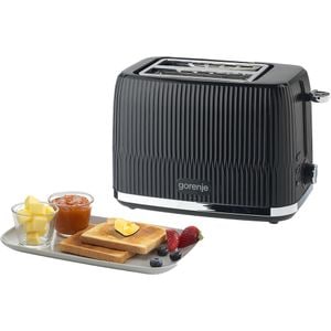 Prajitor de paine GORENJE T850DPB, 2 felii, 850W, negru-argintiu