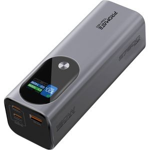 Baterie externa PROMATE Titan-160, 27600mAh, 2xUSB-C PD 140W, 1xUSB-A 22.5W, gri