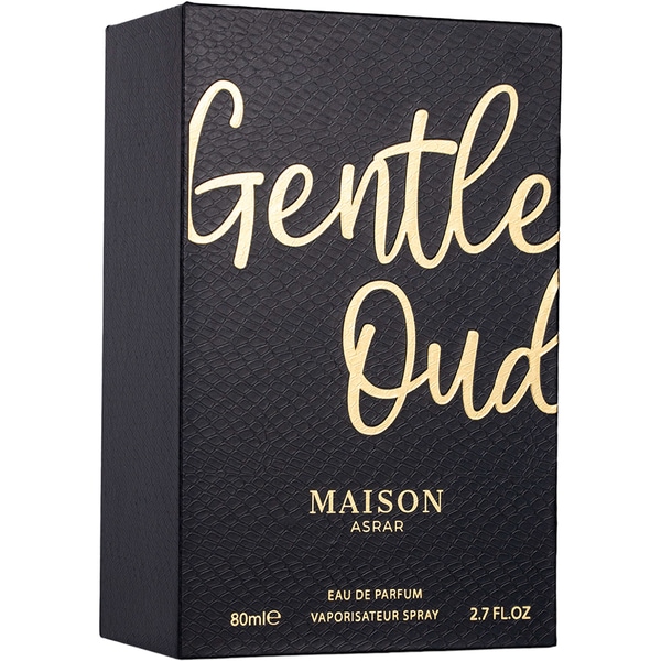  Apa de parfum MAISON ASRAR Gentle Oud, Unisex, 80ml