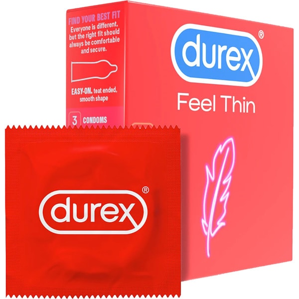 Prezervativ DUREX Feel Thin, fara aroma, 3buc