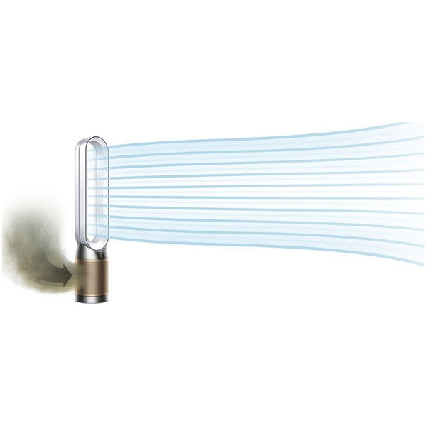 Purificator aer DYSON Cool Formaldehyde TP09, 10 trepte viteza, Wi-Fi, Bluetooth, Hepa, Telecomanda, alb