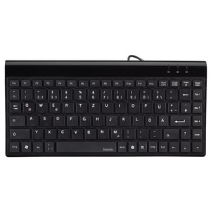 Tastatura cu fir HAMA Slimline SL720, USB, Layout RO, negru 