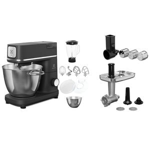 Robot de bucatarie ELECTROLUX Explore 6 E6KM1-8BPT, vas 6l, 1200W, 10 trepte viteza, negru-argintiu