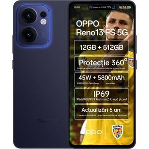 Telefon OPPO Reno13 FS 5G, 512GB, 12GB RAM, Dual SIM, Luminous Blue
