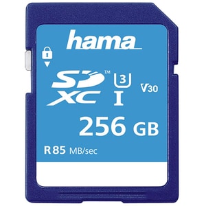 Card de memorie HAMA 123997, SDXC, 256GB, 80MB/s, clasa 10/U1/V10, UHS-I