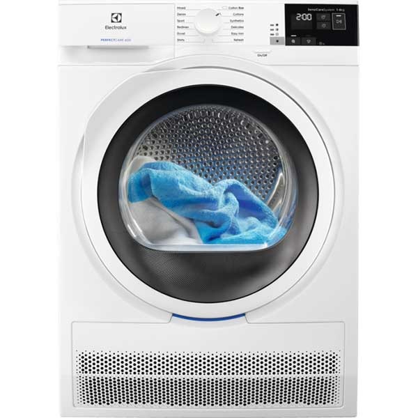 Uscator De Rufe Electrolux Perfectcare600 Ew6c428w Condensare 8kg 12 Programe Clasa B Alb