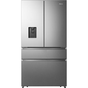 Side by Side HISENSE RF749N4SWSE, Total No Frost, 579 l, H 178.5 cm, Clasa E, Dozator apa, Wi-Fi, argintiu