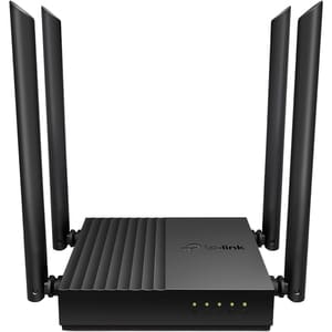 Router Wireless Gigabit TP-LINK Archer A64 AC1200, Dual-Band 400 + 867 Mbps, negru