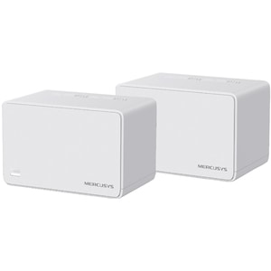 Sistem Wi-Fi Mesh MERCUSYS Halo H80X AX3000, Wi-Fi 6, Dual-Band 574 + 2402 Mbps, 2 buc, alb