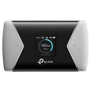 Router Wireless portabil TP-LINK M7650, Dual Band 300+867 Mbps, 4G LTE, negru-gri