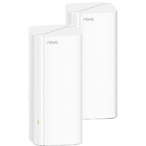 Sistem Wireless Mesh Gigabit TENDA MX12 AX3000, Wi-Fi 6, Dual-band 574 + 2402 Mbps, 2 buc, alb