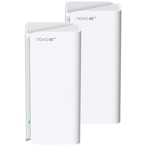 Sistem Wireless Mesh Gigabit TENDA MX21 Pro AXE5700, Wi-Fi 6E, Tri-band 861 + 2402 + 2402 Mbps, 2 buc, alb