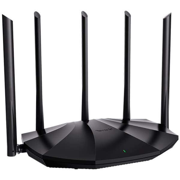 Router Wireless Gigabit TENDA TX2 Pro AX1500, Wi-Fi 6, Dual-Band 300 + 1201 Mbps, negru